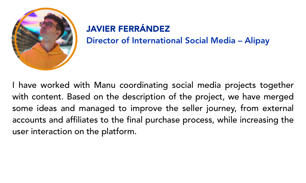 See Javier's LinkedIn